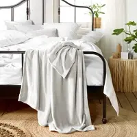 De Witte Lietaer Tagesdecke Snuggly Silver-150 x 200 cm