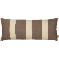 Ferm Living - Strand Kissen 72 x 30 cm, braun / beige