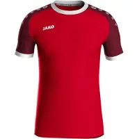 Jako Kinder Trikot Iconic KA, Farbe:sportrot/weinrot, Größe:152