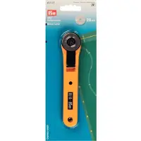 Prym Rollschneider Mini 611371, Stoffschneider, Rollmesser mit Rundklinge, Ø 28mm