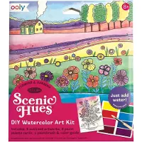 Ooly - Aquarell Malset Blumen und Gärten - Kreatives Malen für Kinder