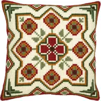Vervaco Kissen mit Kreuzstich-Muster von , "östliches Märchen", mit aufgesticktem Design