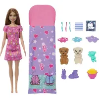Barbie Hunde-pyjamaparty-puppe