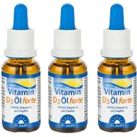 Dr. Jacob's VIT D3 OEL Forte DR Jacobs 3er-Pack 3x20 ml Tropfen zum Einnehmen