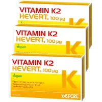 HEVERT Vitamin K2 100Ug 3er-Pack 3x60 St Kapseln