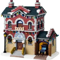 Lemax Revier 12 Polizei 16x26x26 cm Weihnachtshaus