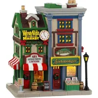 Lemax West Side Market Shops 16x25x24 cm Weihnachtshaus