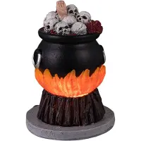 Lemax Schädel-Eintopf-Kessel 12x5x20 cm Halloween