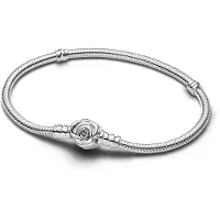 Pandora 593211C00 Damenarmband Blühende Rose 925 Silber