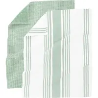 Tiseco Küchenhandtuch Home Studio Combo Smoke Green (4er-Set) - 50 x 70 cm
