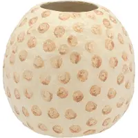 Villa Collection Vase Tana Cream / Nougat 20cm