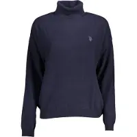U.s. polo assn. . Blauer Polyamid Damenpullover