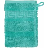 Cawö Waschlappen Noblesse Uni Smaragd (Set von 6 Stück)