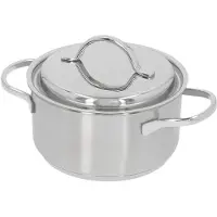 Demeyere - Resto Kochen Topf mit Deckel 1,5 l 16 cm - 80016