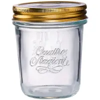 Bormioli Rocco Einmachglas Quattro Stagioni, mit Schraubdeckel, 200 ml, zum Einkochen, luftdicht, Twist-Off, 12 Stück
