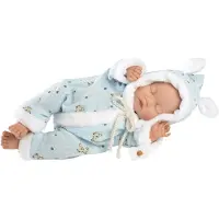 Llorens 63301 Lalka bobas 31 cm miękki brzuszek Śpioszek
