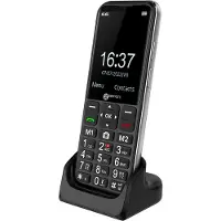 Geemarc Telecom , Seniorentelefon SOS-Taste Hörgerätekompatibel, Schwarz