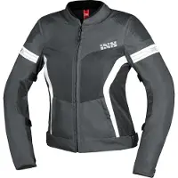 IXS Trigonis-Air Damen Grau Motorrad Textiljacke Größe 2XL