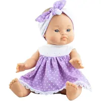Paola Reina Gordi Babypuppe asiatisches Mädchen Alessandra 34cm Vinyl