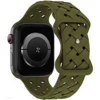 Beline pasek Mi Band 8 Textile zielony/green