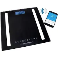 Esperanza EBS016K, Elektronische Personenwaage, 180 kg, Schwarz, 5 kg, kg, Quadratisch