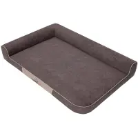 HOBBYDOG Hundebett Best L – 80×53 cm, Hybrid Hundebett & Matratze, wasserabweisend, , abnehmbarer Bezug, ideal für kleine Hunde