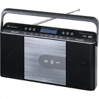 Soundmaster RCD1870SW, Tragbar, Analog & Digital, DAB+, FM, 2 W, 3,5 mm, Schwarz, Grau