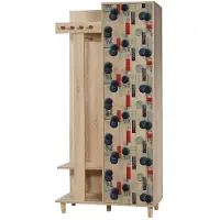 Skye Decor , Garmanto 90 - 520, Hallenstand, Sonoma-Eiche, 100 % MELAMINBESCHICHTETE SPANPLATTEN, 90 x 36 x 192 cm