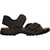 Rieker Herren Sandalen Braun Textil & Synthetik Größe: 44
