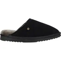 Warmbat Pantoffel Classic Suede Black Unisex-Schuhgröße 41
