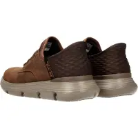 SKECHERS Slip-Ins: Garza - Gervin Sportief - Donkerbruin - Maat 40