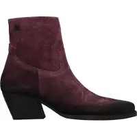 Lazamani Stiefeletten Damen Bordeaux Wildleder