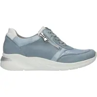 Waldlaufer H-Dilara sportlicher Schnürer Blau in Gr. 40.5