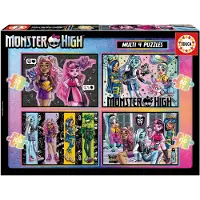 Educa 4 progressive Puzzles - - Multi 4 Monster High 50-80-100-150