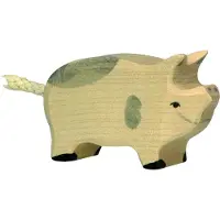 Holztiger Ferkel, gefleckt