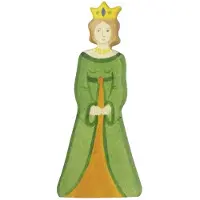 Sonstige Verlage Holztiger Holz Spielfigur Königin grün Prinzessin Spielzeug