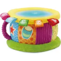 Vtech Baby: Plüsch-Lichttrommel 25 x 11 cm gelb/grün