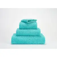 Abyss & Habidecor Gesichtshandtuch Super Pile Turquoise (30 x 30 cm)