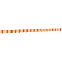 vidaXL Markisenvolant Gelb und Orange Gestreift 4,5 m