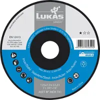 Lukas Trennscheibe Base-X* gerade Form 125 x 1,0 x 22,23 mm