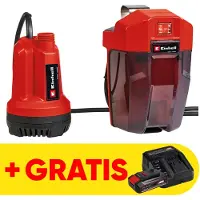 Einhell Power X-Change Akku-Klarwasserpumpe GE-SP 18 Li - Solo