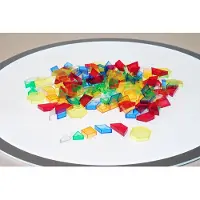 TickiT Hollow Pattern Blocks, 3 Jahr(e), Acryl, Durchscheinend, Mehrfarbig