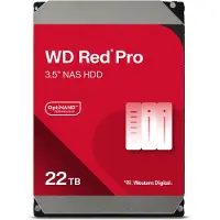 Western Digital Red Pro , 22 TB, 7200 RPM, 512 MB, 3.5", Serial ATA III