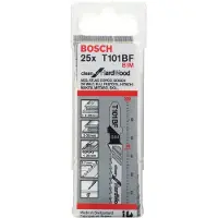 Bosch T 101 Bf Clean Hardwood Jig Saw Blade 25 Units Silber
