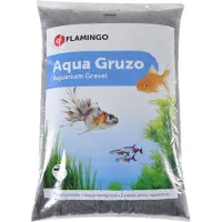 Flamingo Schwarzer Aquarienkies 9kg