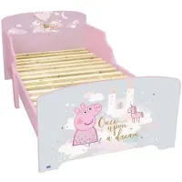 Fun House cijep Pepa Pig Dream 713496-Pepa Pig Dream Bett mit Lattenrost de (140 x 70 cm), Pastellfarben, 1 Person