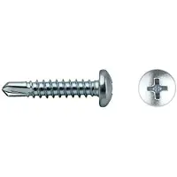[n]fibrecare Schraubenkasten CELO DIN 7504N Ø 4,8 mm 25 mm Phillips Verzinkt (250 Stück)