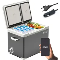 Koel Crate 30 - Duale Kompressor Kühlbox - Auto Kühlbox - 30L - Duale Stromversorgung 12V und 230V - Kühlen und Gefrieren