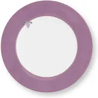 Pip studio Frühstücksteller Lily & Lotus Uni Lilac 21 cm (6er-Set)
