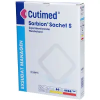 Cutimed Sorbion Sachet S Wundauflage 15x15 cm 12 St Pflaster